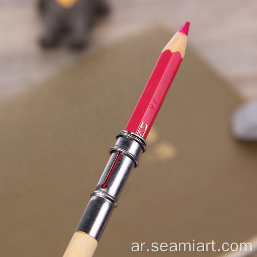 حامل قلم القلم الرصاص الخشبي القابل للتعديل